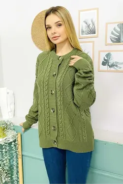 بافتنی دکمه‎دار برند StilOBA کد 1687636998