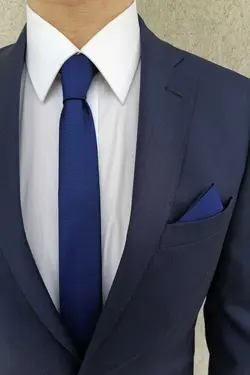 کراوات ست شب دستمال آبی برند Kravatistan کد 1687788212