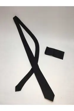 کراوات ست مدرن مات پارچه بافته شده دستمال مشکی برند ModaRW16 کد 1687710983