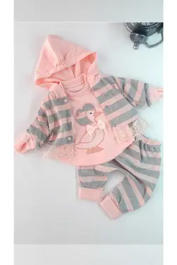 پتو کیف کوله پشتی مراقبت ست کودک نخود 100پنبه برند DERİNBEBE کد 1687854364