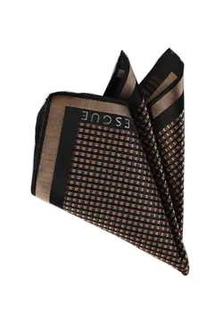 کراوات دستمال طرح‎دار بژ &amp; قهوه‎ای برند Esgue کد 1687826164