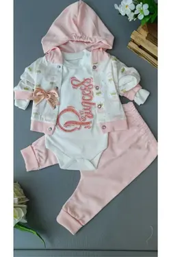 پتو کیف کوله پشتی مراقبت ست کودک نخود 100پنبه برند DERİNBEBE کد 1687934770