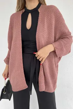 بافتنی آستین خفاشی رنگ گل رز بهاره زنانه برند LE CARAMBOLE کد 1688221354