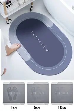 زیرپایی جذب کننده لژدار حمام 50 لیز نمیخورد آب برند Karadağ کد 1688307843