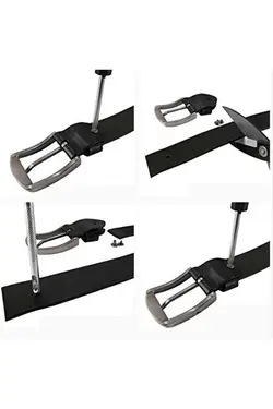 کمربند مردانه 4کاپوت ماشین چرم اصل برند löwe کد 1688306451