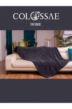 پتو مدرن نرم بافتنی رنگی برند COLOSSAE HOME کد 1688301737