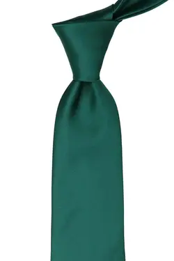 کراوات ساده ساتن با دستمال سبز زمردی برند La Pescara کد 1688281030