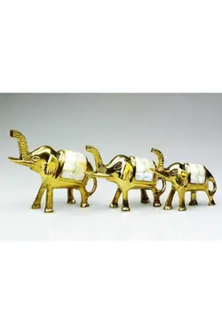 صدف دار ست دکور برنجی فیل برند HİMARRY کد 1688244971