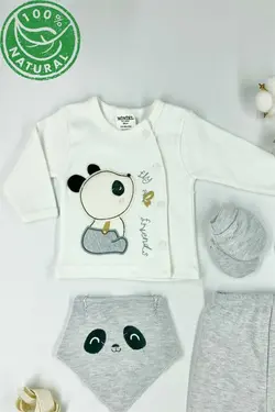 کودک قلاب دوزی شده پاندا کوچولو شیری برند Miniel کد 1688227932