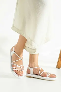 صندل سفید زنانه دارت برند Shakrak کد 1688394295