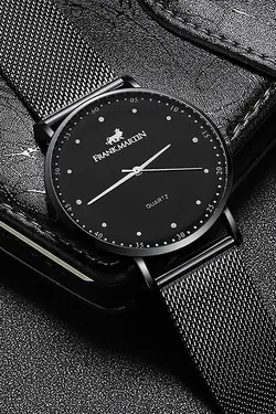 کیف پول ساعت ست کمربند دار کادو مردانه برند Frank Martin کد 1688367124