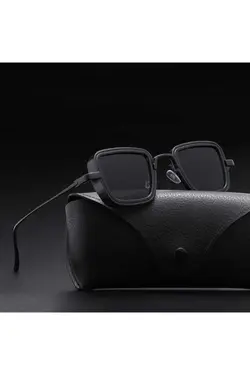 عینک فلزی مربع مشکی برند Atlas Accessory کد 1688328095