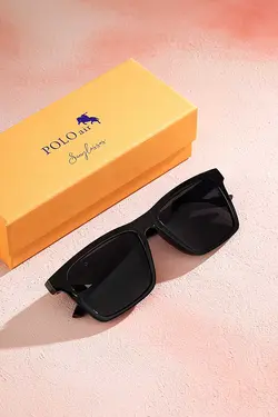 عینک پلاریزه براق مشکی مردانه برند polo air کد 1688328085
