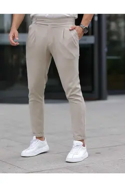 برش پارچه کمربند‎دار ایتالیایی شلوار برند byata.style کد 1688327047