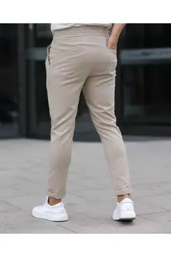 برش پارچه کمربند‎دار ایتالیایی شلوار برند byata.style کد 1688327047