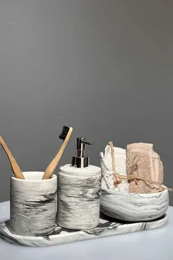 ست به صورت سنگ مرمر سری برند betonmall کد 1688316772