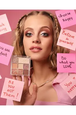 صدف دار پالت سایه چشم عشق برند Lamel Cosmetics کد 1688315446