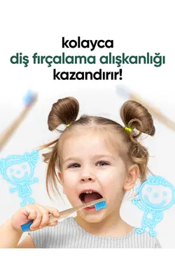 مسواک بچه گانه نرم بامبو بلوپلاستیک وگان برند TBRUSH کد 1688446569