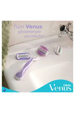 یدک دستگاه به عنوان راحت 2عدد اصلاح برند Gillette Venus کد 1688437575