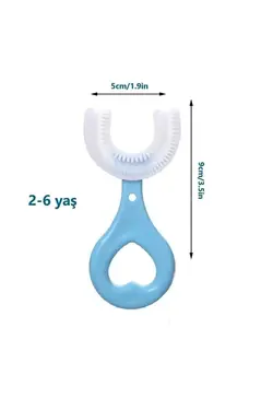 پاک کننده مسواک کودک بچه گانه سیلیکون شکل 6سن 2عدد برند BERNOULLI کد 1688559084