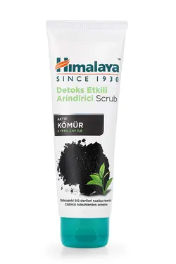 پوست پاک کننده صورت پاکسازی سبز بدون پارابن، زغال سنگ، اسکراب، Detox برند Himalaya Herbals کد 1688548931