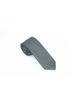 ست کراوات دستمال طرح‎دار طوسی برند Brianze کد 1688527828