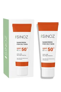 کرم ضد آفتاب محافظ صورت هایلایتر بلند 50میلی لیتر 50/ ویژه چرب pa برند Sinoz کد 1688496071