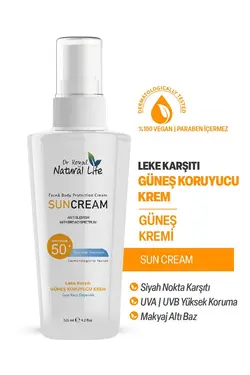 کرم ضد آفتاب هایلایتر بدن صورت 125میلی لیتر لکه تابستانی برند Dr.Royal Natural Life کد 1688494695