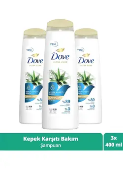 مراقبت شامپو آلوئه ورا شوره سر/مو فوق العاده 3عدد 400میلی لیتر ضد برند Dove کد 1688680524