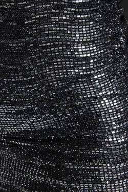 پیراهن بافتنی پشت دکولته پولک دوز مشکی برند Trendyol Curve کد 1688828735