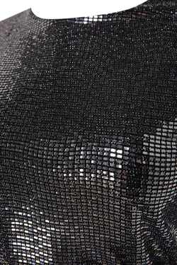 پیراهن بافتنی پشت دکولته پولک دوز مشکی برند Trendyol Curve کد 1688828735