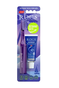 خمیر دندان مسواک سفیدکننده مسافرتی 25گرم برند R.O.C.S. کد 1688922430