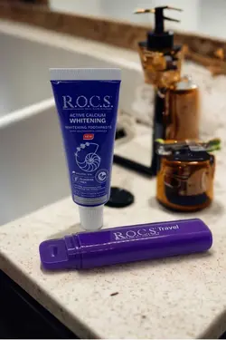 خمیر دندان مسواک سفیدکننده مسافرتی 25گرم برند R.O.C.S. کد 1688922430