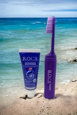خمیر دندان مسواک سفیدکننده مسافرتی 25گرم برند R.O.C.S. کد 1688922430