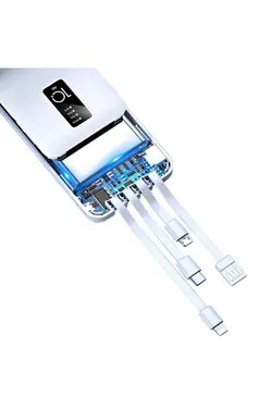 شارژ 10000 ماه پاور بانک، samsung/iphone/huawei/oppo سیمی چندتایی درونی؛ داخلی برند Tootech کد 1688874622