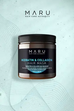 ماسک کراتین سر/مو 500میلی لیتر کلاژن برند MARU کد 1689087914