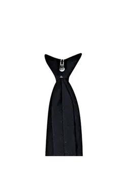 کراوات آماده مشکی گره خورده است برند Gambocci کد 1689075911