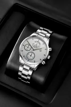 کیف پول ساعت ست کمربند دار مردانه برند Frank Martin کد 1688936137