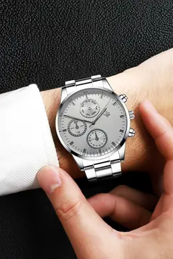 کیف پول ساعت ست کمربند دار مردانه برند Frank Martin کد 1688936137