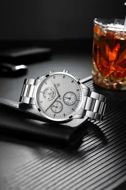 کیف پول ساعت ست کمربند دار مردانه برند Frank Martin کد 1688936137