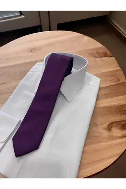 کراوات خالدار بنفش برند Sarar کد 1689329106