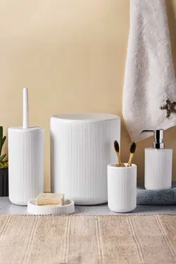 ست سرویس بهداشتی 5تکه سفید معتبر برند Perotti کد 1689438609