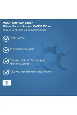 لوسیون ضدآفتاب خورشید 150میلی لیتر (کوآنزیم برند VOOP کد 1689425713