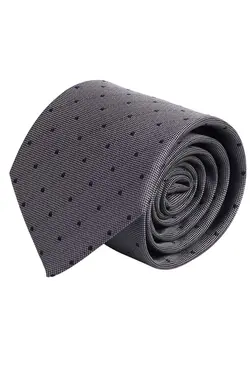 کراوات دستمال طرح‎دار نقاط رنگ طوسی 7.5cm برند Esgue کد 1689400841