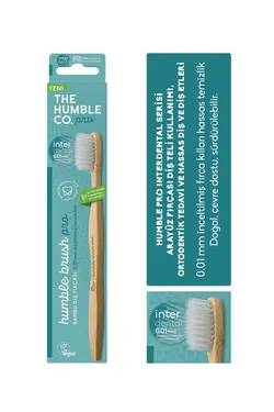 مسواک حرفه ای بامبو 0.010 بین دندانی سری نازک شده the برند The Humble Co. کد 1689368105