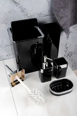 ست سرویس بهداشتی آکریلیک مربع 5تکه برند HOMENIVA کد 1689521168