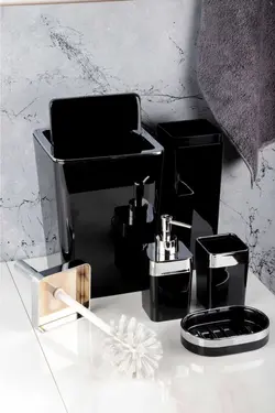 ست سرویس بهداشتی آکریلیک مربع 5تکه برند HOMENIVA کد 1689521168