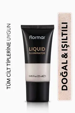 براق هایلایتر مایع طبیعی 001ستاره دهنده روشن روشنگر برند Flormar کد 1689507524