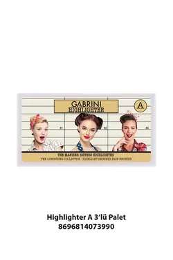 ست هایلایتر برند Gabrini کد 1689507462