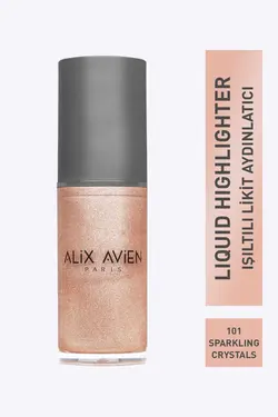 هایلایتر مایع 101صورت براق صورتی &amp; برند Alix Avien کد 1689507438